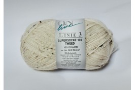 Supersocke 100 Tweed 801 ecru